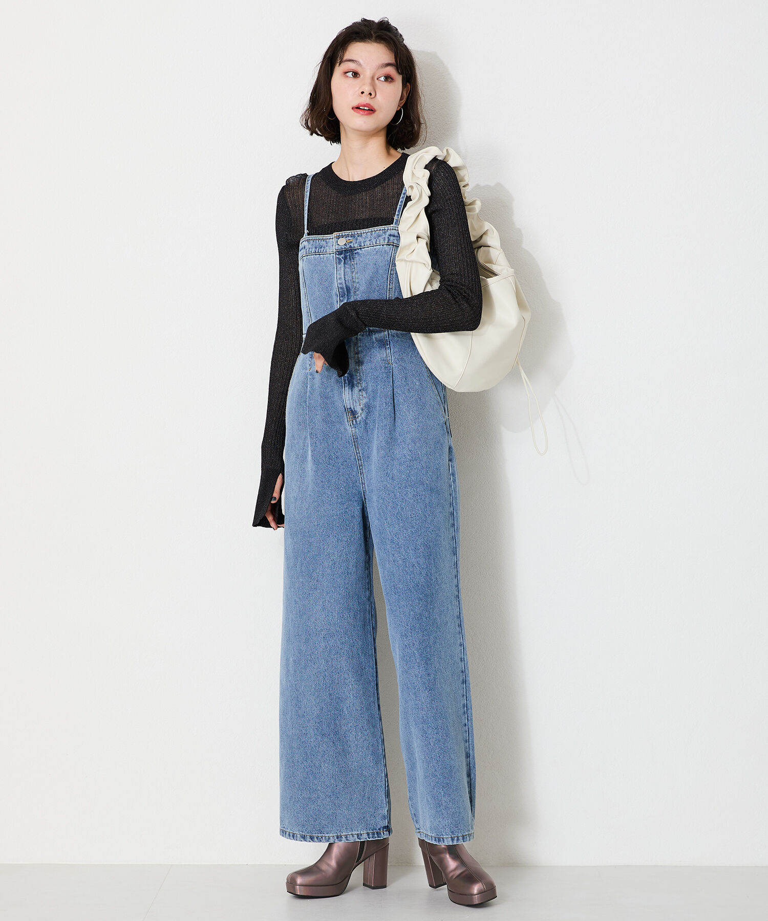 ORiental TRaffic「【BAG】ギャザーショルダーボディバッグ/BA-234 トレンド 人気 売れてる」|ショルダー・メッセンジャー|
