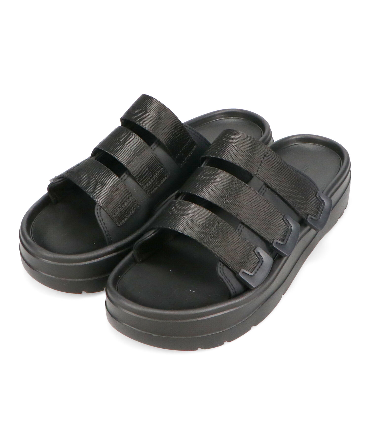 ORiental TRaffic「【Fit meサンダル】3本ベルトスライドサンダル/55209 WEB限定」|サンダル|