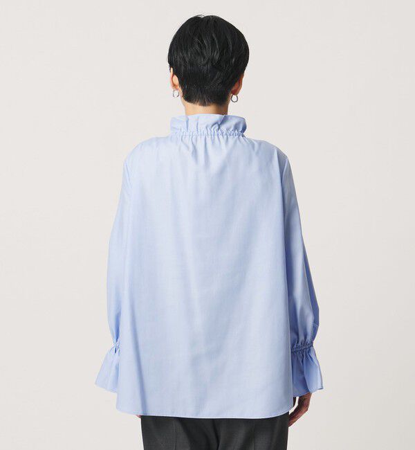 UNITED ARROWS「フリルカラー フレアスリーブ ブラウス」|シャツ・ブラウス|