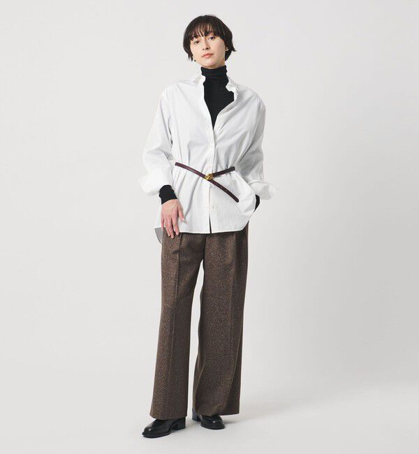 UNITED ARROWS「シルクリブ タートルネック ニット」|ニット・セーター|