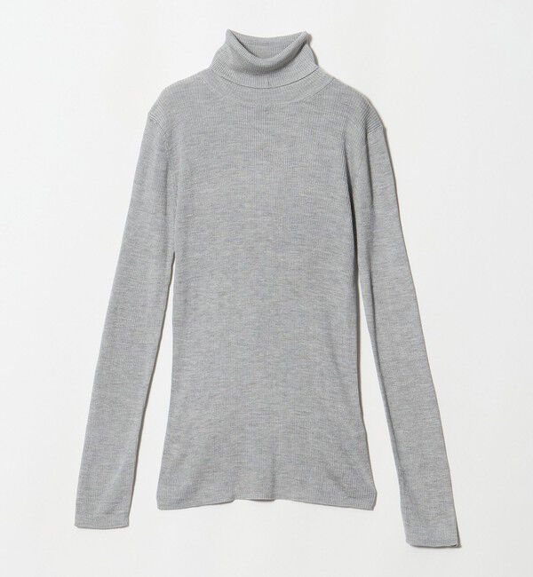 UNITED ARROWS「シルクリブ タートルネック ニット」|ニット・セーター|