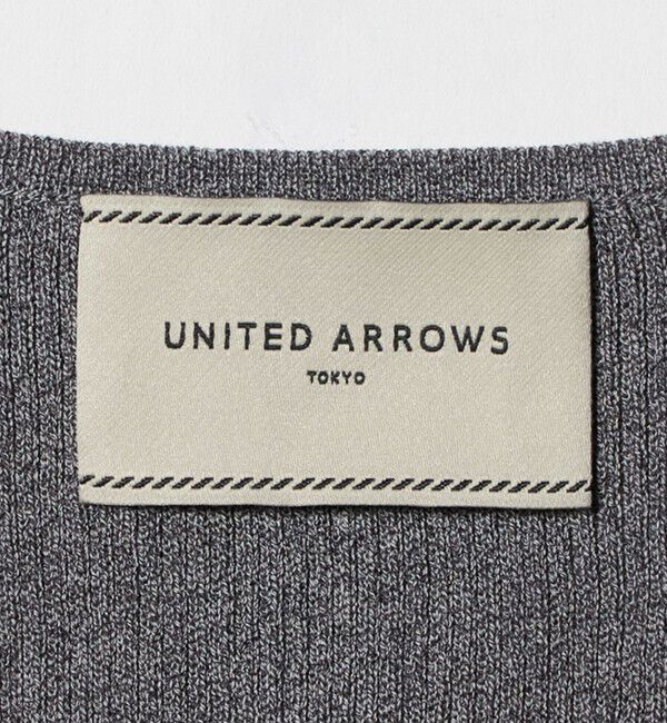UNITED ARROWS「リブ スクエア キャミソールニット ‐ウォッシャブル‐」|タンクトップ|