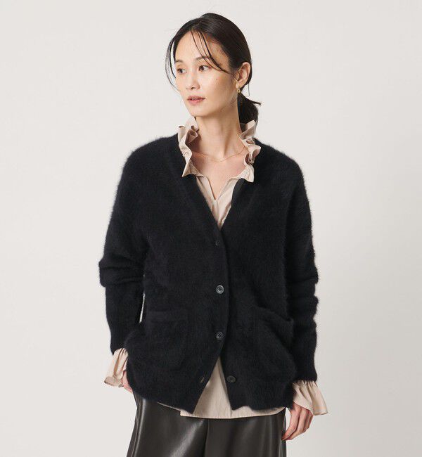 UNITED ARROWS「フォックスカシミヤ ミドル カーディガン」|カーディガン|