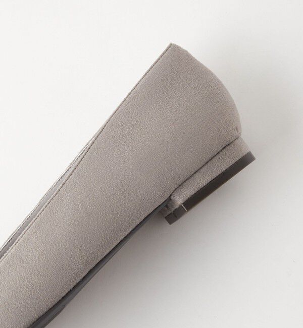 UNITED ARROWS green label relaxing「【WEB限定】ポインテッド キルト フラットシューズ（1.5cmヒール) -撥水-」|パンプス|