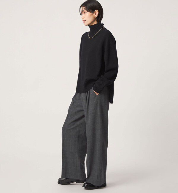 UNITED ARROWS green label relaxing「［size SHORT/TALLあり］キモウ ニーハイワイドパンツ」|その他|その他1
