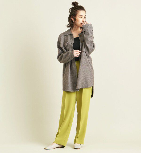 BEAUTY&YOUTH UNITED ARROWS「Vカットステッチ フラットシューズ」|バレエシューズ|