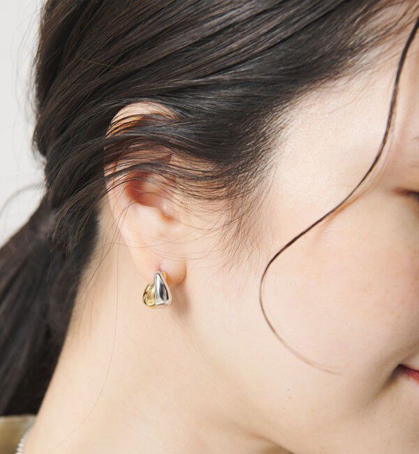BEAUTY&YOUTH UNITED ARROWS「＜by Preek＞ミックス ボテロ フープ ピアス」|ピアス|
