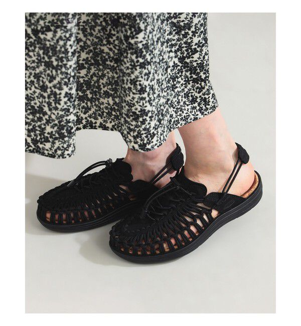 BEAMS SELECTION for WOMEN「KEEN / UNEEKⅡCONVERTIBLE」|サンダル|BLACK/BLACK