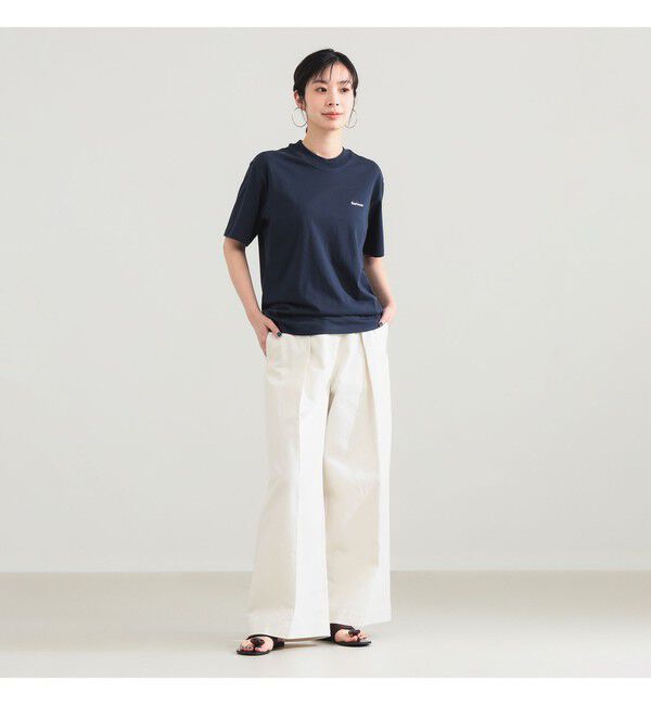 BEAMS SELECTION for WOMEN「Barbour / DALTON ロゴ Tシャツ」|Tシャツ・カットソー|