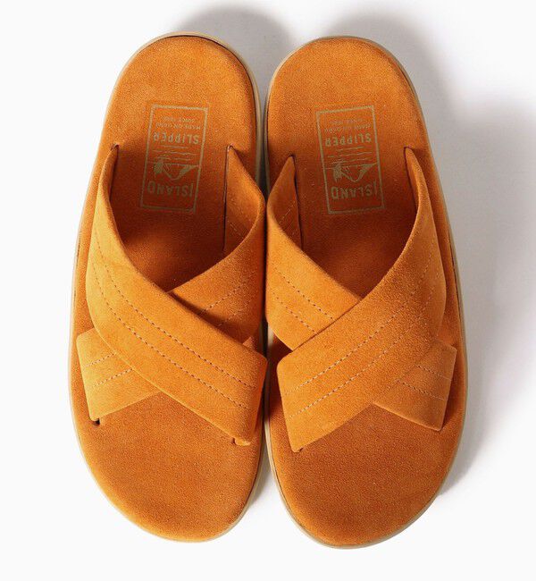 SHIPS「ISLAND SLIPPER: SHIPS(シップス) 別注 クロスストラップ サンダル」|サンダル|