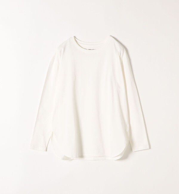SHIPS any「〈吸水速乾/洗濯機可能〉ラウンドヘム ロングスリーブ ワイド TEE」|Tシャツ・カットソー|