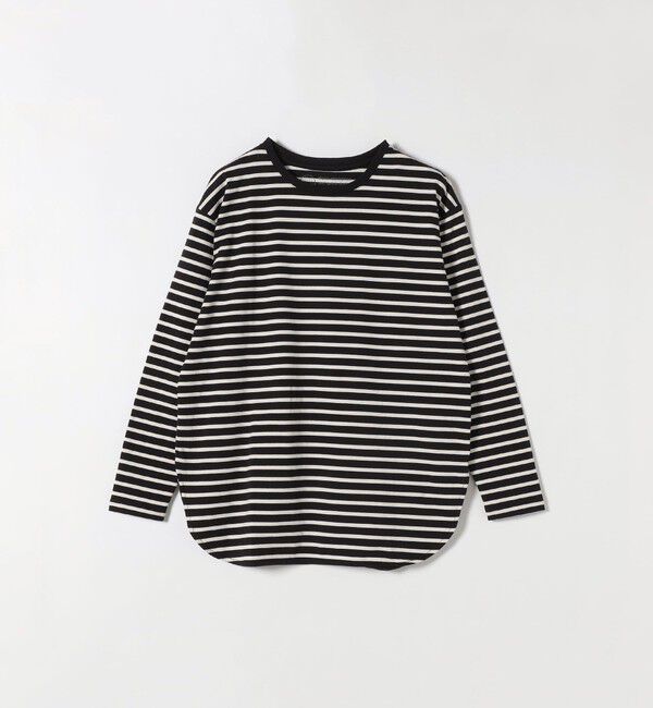 SHIPS any「〈吸水速乾/洗濯機可能〉ラウンドヘム ロングスリーブ ワイド TEE」|Tシャツ・カットソー|