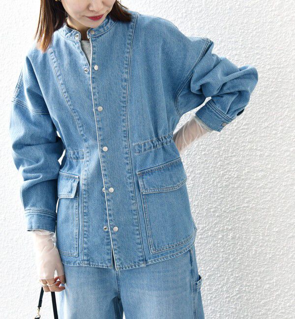SHIPS any「〈洗濯機可能〉デニム ワーク ジャケット［SHIPS any DENIM］」|デニムジャケット|