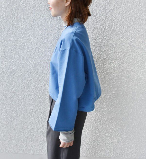 SHIPS for women「* 〈洗濯機可能〉ベア 裏毛 刺繍 ロゴ プルオーバー 24SS ◇」|Tシャツ・カットソー|