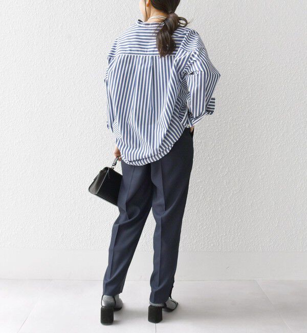 SHIPS any「SHIPS any: ドライツイル テーパード パンツ［NAVY BLUE］」|その他|