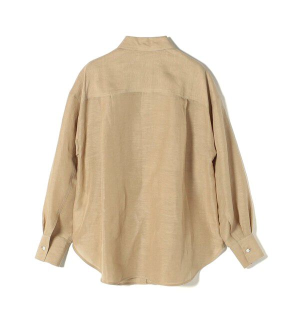 SHIPS for women「〈手洗い可能〉IMPERIAL LINEN オーバー シャツ」|シャツ・ブラウス|