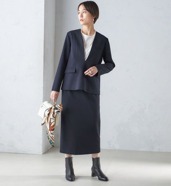 SHIPS for women「ストレッチ ツイル プルオーバー ジャケット(セットアップ対応)」|その他|