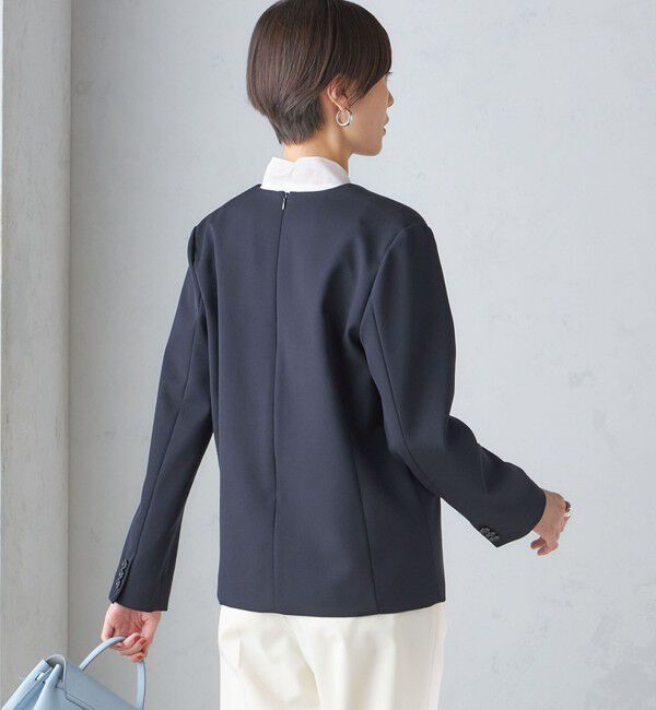 SHIPS for women「ストレッチ ツイル プルオーバー ジャケット(セットアップ対応)」|その他|