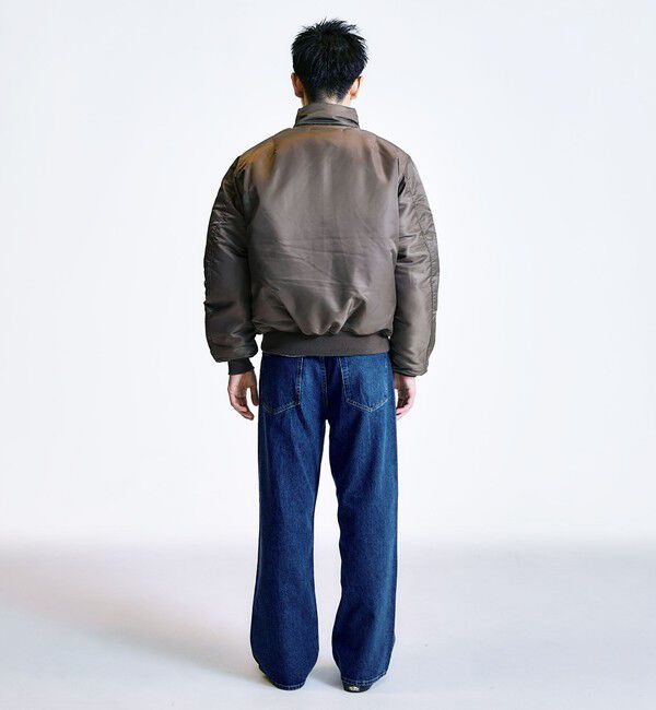 SHIPS「City Ambient Products: 12オンス ストレート バギー デニム パンツ」|デニム|