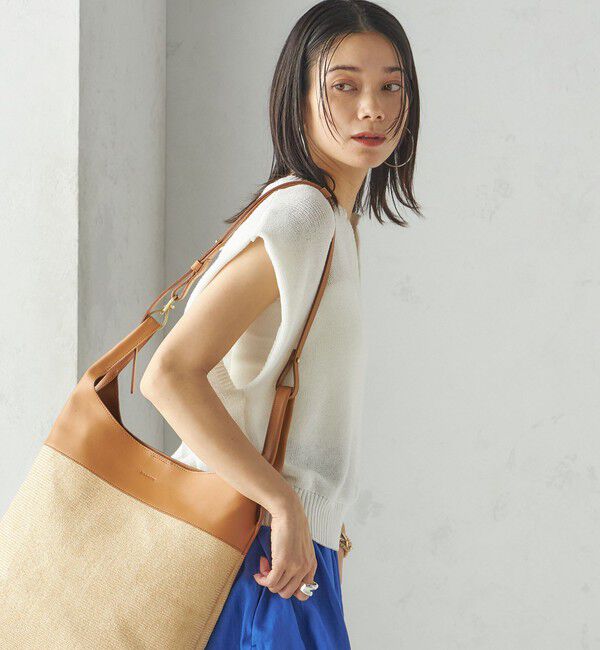 SHIPS for women「〈手洗い可能〉ポリエステル 麻 スキッパー プルオーバー」|プルオーバー|
