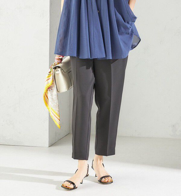 SHIPS for women「troisiemeCHACO:〈手洗い可能〉テーパード パンツ」|スラックス|