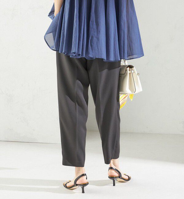 SHIPS for women「troisiemeCHACO:〈手洗い可能〉テーパード パンツ」|スラックス|