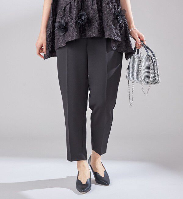 SHIPS for women「troisiemeCHACO:〈手洗い可能〉テーパード パンツ」|スラックス|