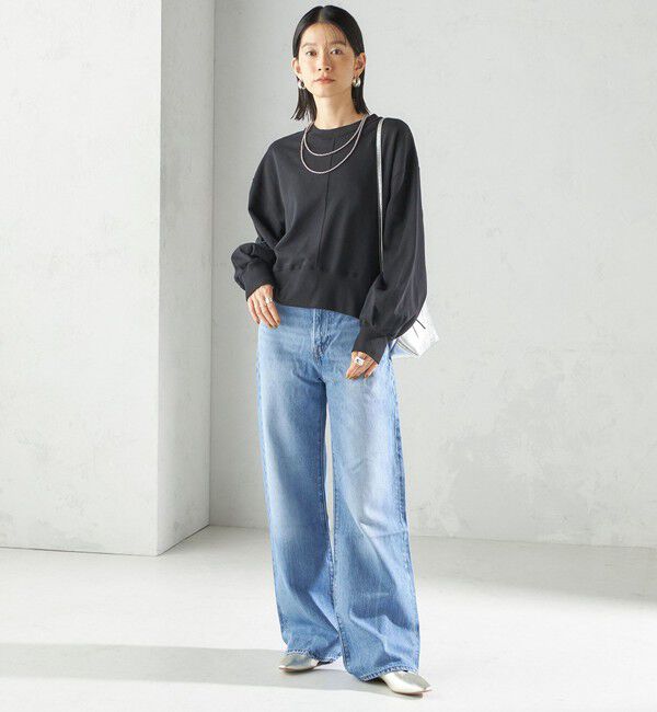 SHIPS for women「Levi&rsquo;s:RIBCAGE WIDE LEG」|デニム|