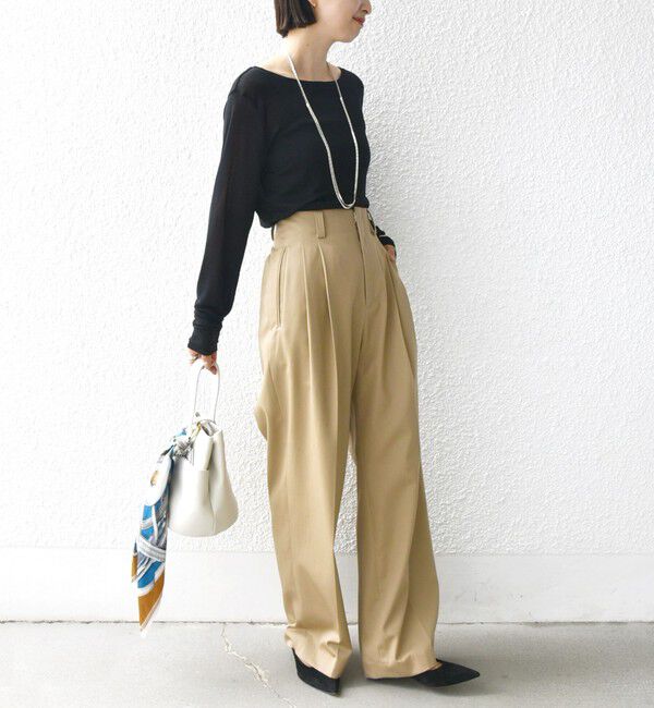 SHIPS for women「シアー フライス ロング スリーブ カットソー」|Tシャツ・カットソー|
