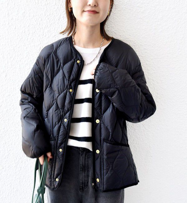 SHIPS for women「【SHIPS別注】TAION:〈手洗い可能〉リブ マルチ WAY ダウン ジャケット」|ダウン|