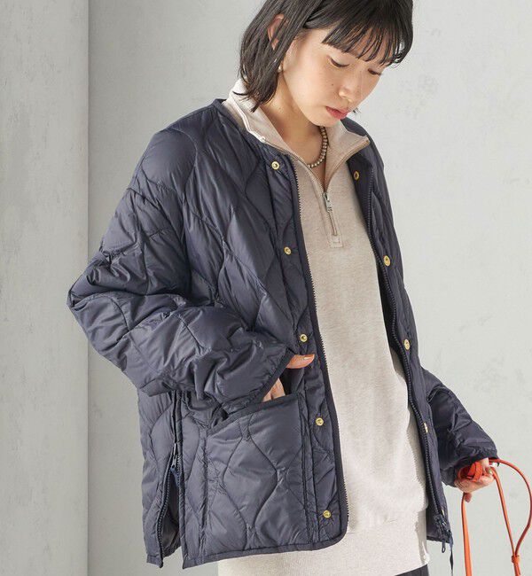 SHIPS for women「【SHIPS別注】TAION:〈手洗い可能〉リブ マルチ WAY ダウン ジャケット」|ダウン|