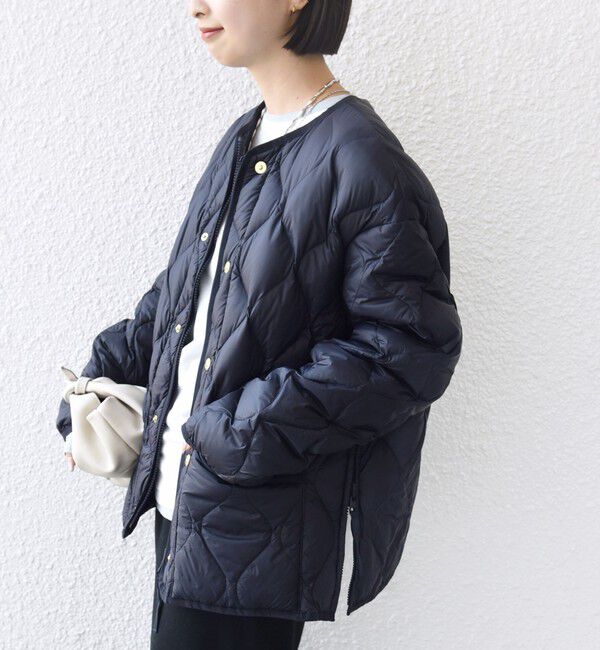 SHIPS for women「【SHIPS別注】TAION:〈手洗い可能〉リブ マルチ WAY ダウン ジャケット」|ダウン|