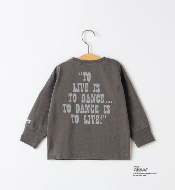 SHIPS KIDS「SHIPS KIDS:80～90cm / SNOOPY ロングスリーブ Tシャツ」|Tシャツ・カットソー|