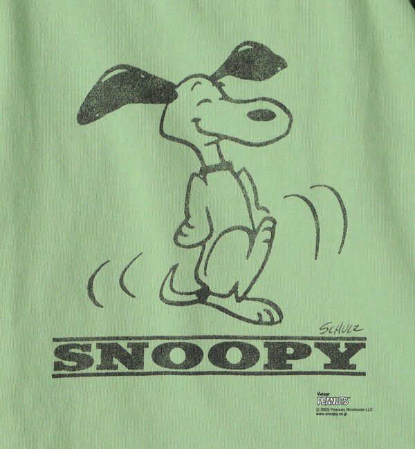 SHIPS KIDS「SHIPS KIDS:80～90cm / SNOOPY ロングスリーブ Tシャツ」|Tシャツ・カットソー|
