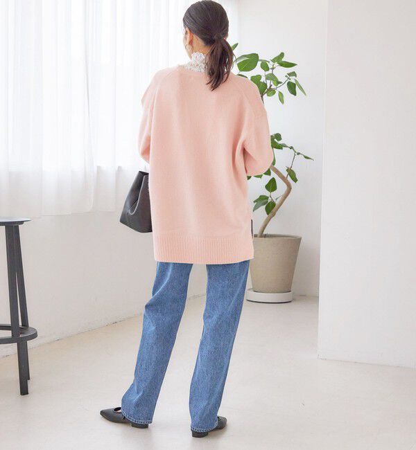 SHIPS for women「〈手洗い可能〉ウール カシミヤ Vネック プルオーバー」|ニット・セーター|