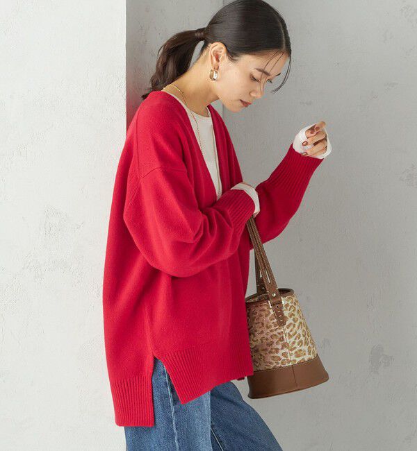 SHIPS for women「〈手洗い可能〉ウール カシミヤ Vネック プルオーバー」|ニット・セーター|