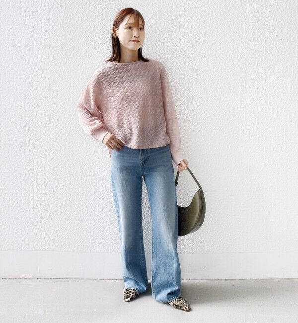 SHIPS for women「〈手洗い可能〉ランダム ブルーゼ 袖 タック プルオーバー」|Tシャツ・カットソー|