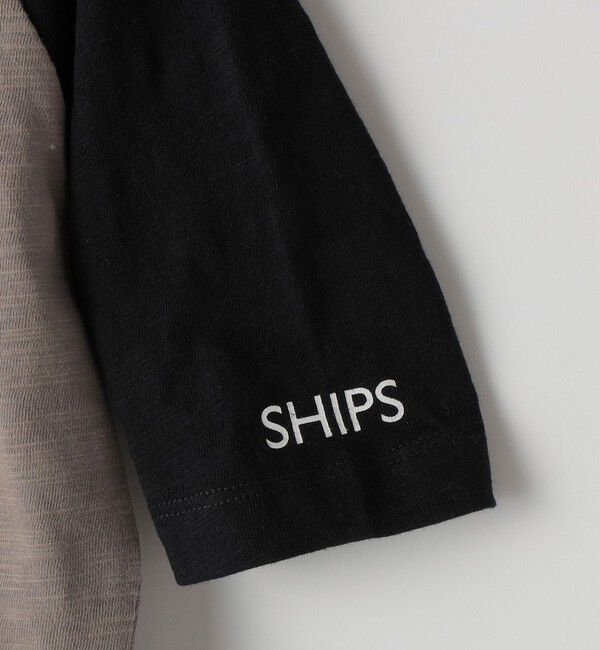SHIPS KIDS「SHIPS KIDS:100～130cm /PEANUTS スヌーピー フットボール プリント Tシャツ」|Tシャツ・カットソー|