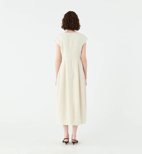 Ballsey「スティフダブルクロス バレルシルエットワンピース」|ワンピース|