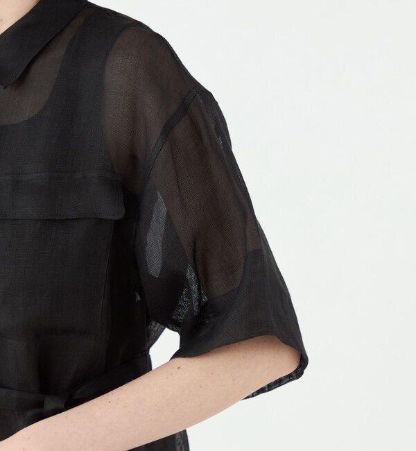 Ballsey「パナマラミー ビッグシャツブラウス」|シャツ・ブラウス|