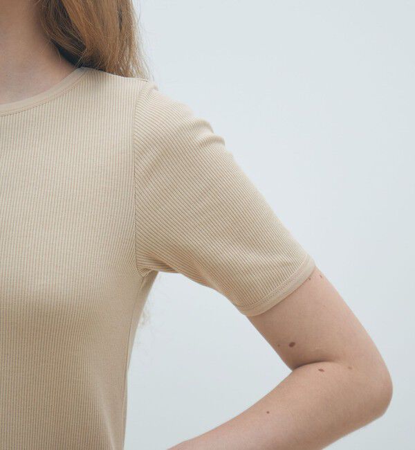 MACPHEE「コンビジャージー ハーフスリーブプルオーバー」|Tシャツ・カットソー|
