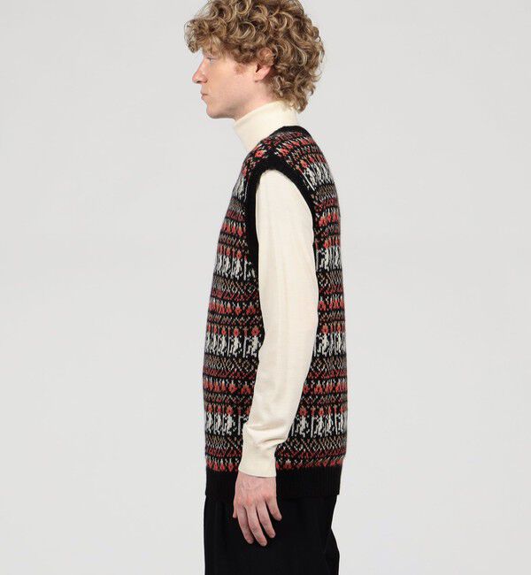 TOMORROWLAND BUYING WEAR「【別注】Raffa Molina フェアアイル Vネック ニットベスト」|ニット・セーター|