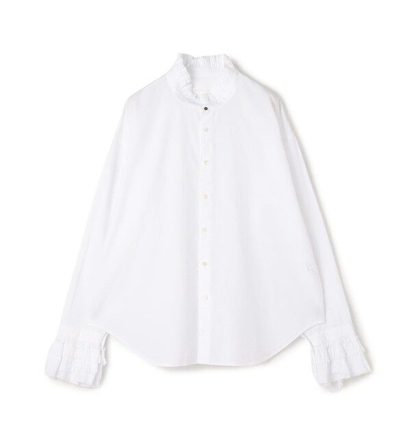 GALERIE VIE「コットン フリルシャツ」|シャツ・ブラウス|11 ホワイト