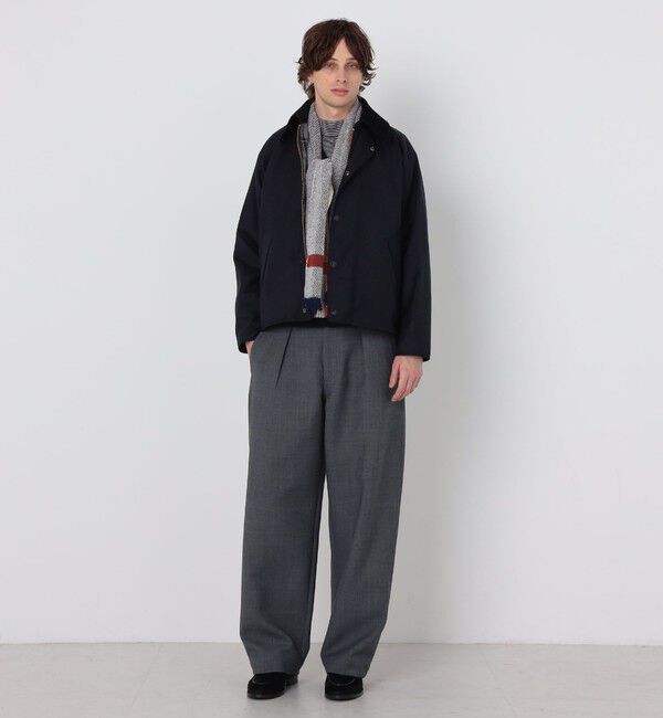 TOMORROWLAND MENS「【WEB先行予約・別注】Barbour TRANSPORT 3WAY ウールブルゾン DORMEUIL」|ブルゾン・スタジャン|