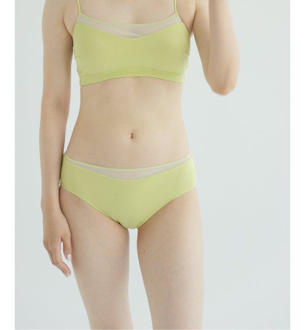 EMILYWEEK「【AI MITOMA&times;EMILY WEEK】メッシュトリムショーツ」|インナー|グリーン