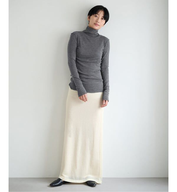 EMILYWEEK「Super120's ウールタートルプルオーバー」|Tシャツ・カットソー|