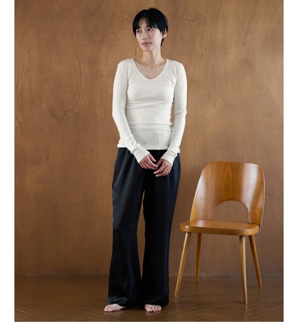 EMILYWEEK「Super120's 2WAYウールプルオーバー」|Tシャツ・カットソー|