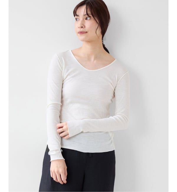 EMILYWEEK「Super120's 2WAYウールプルオーバー」|Tシャツ・カットソー|