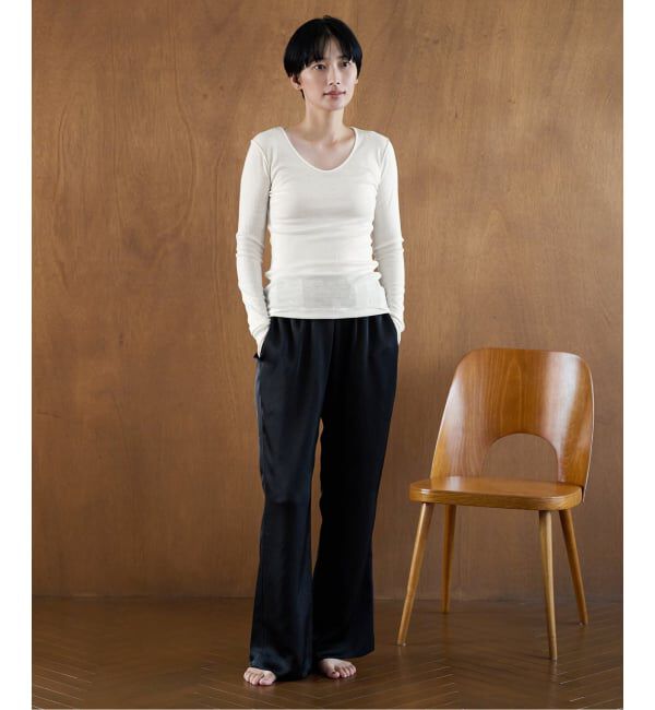 EMILYWEEK「Super120's 2WAYウールプルオーバー」|Tシャツ・カットソー|