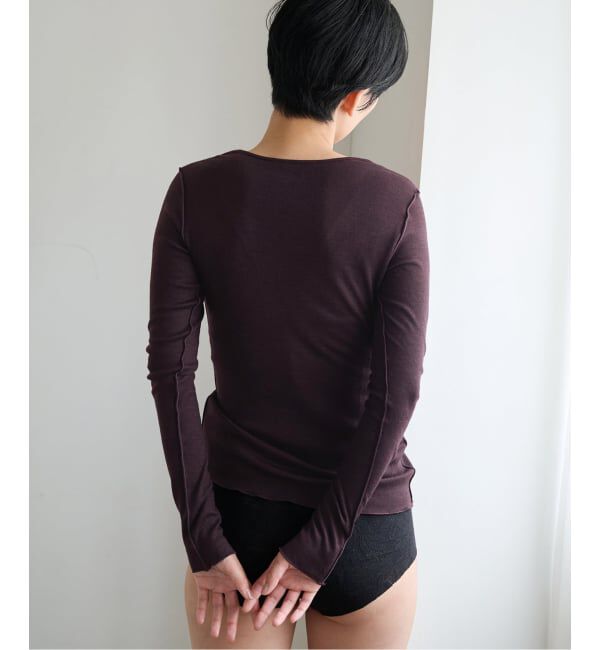 EMILYWEEK「Super120's 2WAYウールプルオーバー」|Tシャツ・カットソー|